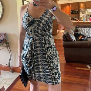 • SPAGHETTI STRAP MINI DRESS •